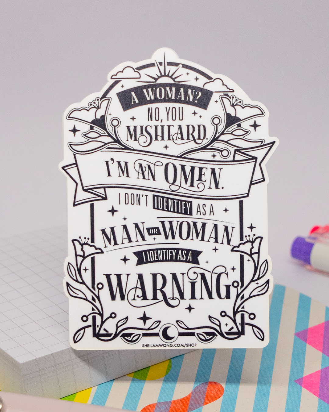 Omen Sticker