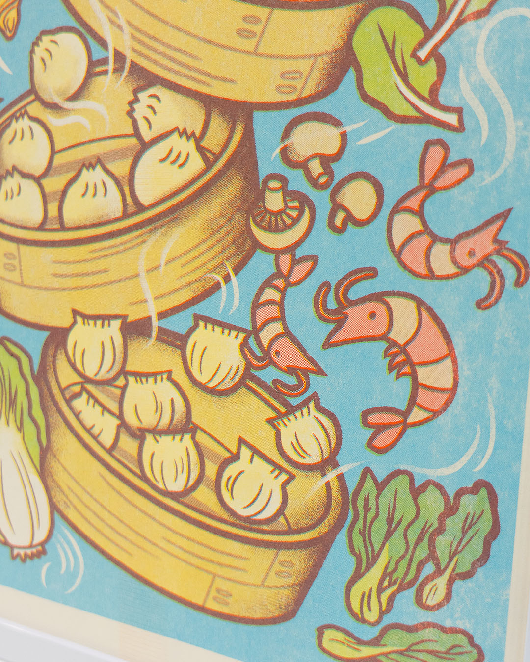 Dumplings Riso Print