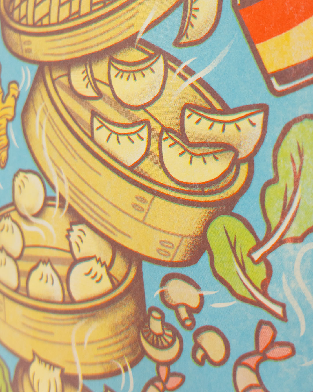 Dumplings Riso Print
