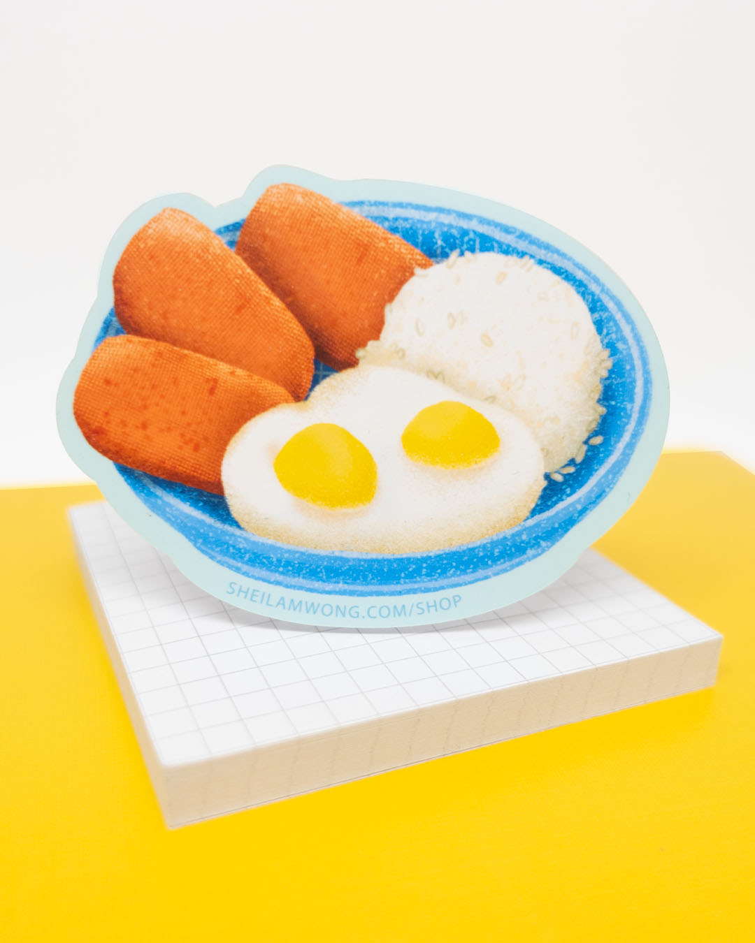 Spam Egg Rice Sticker