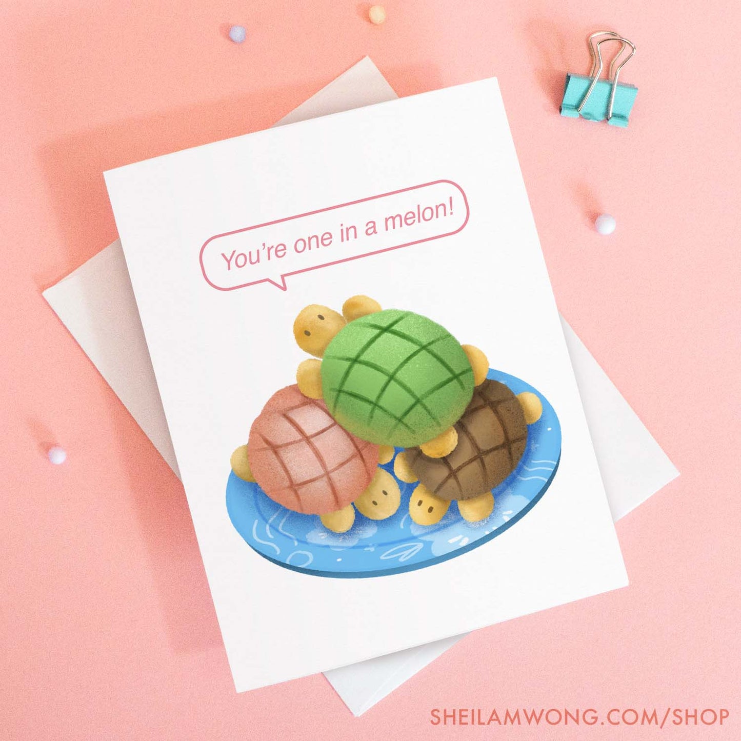 You're One in a Melon! - Greeting Card
