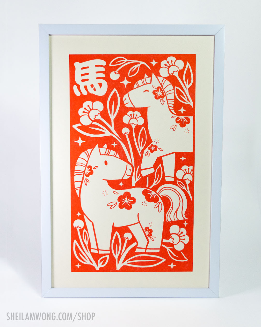 Year of the Horse - Riso Print
