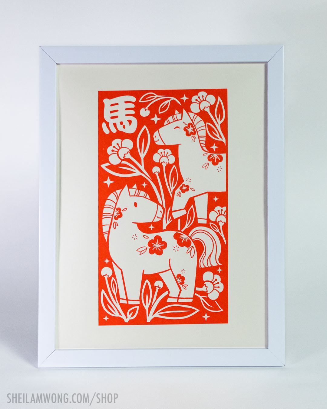 Year of the Horse - Riso Print