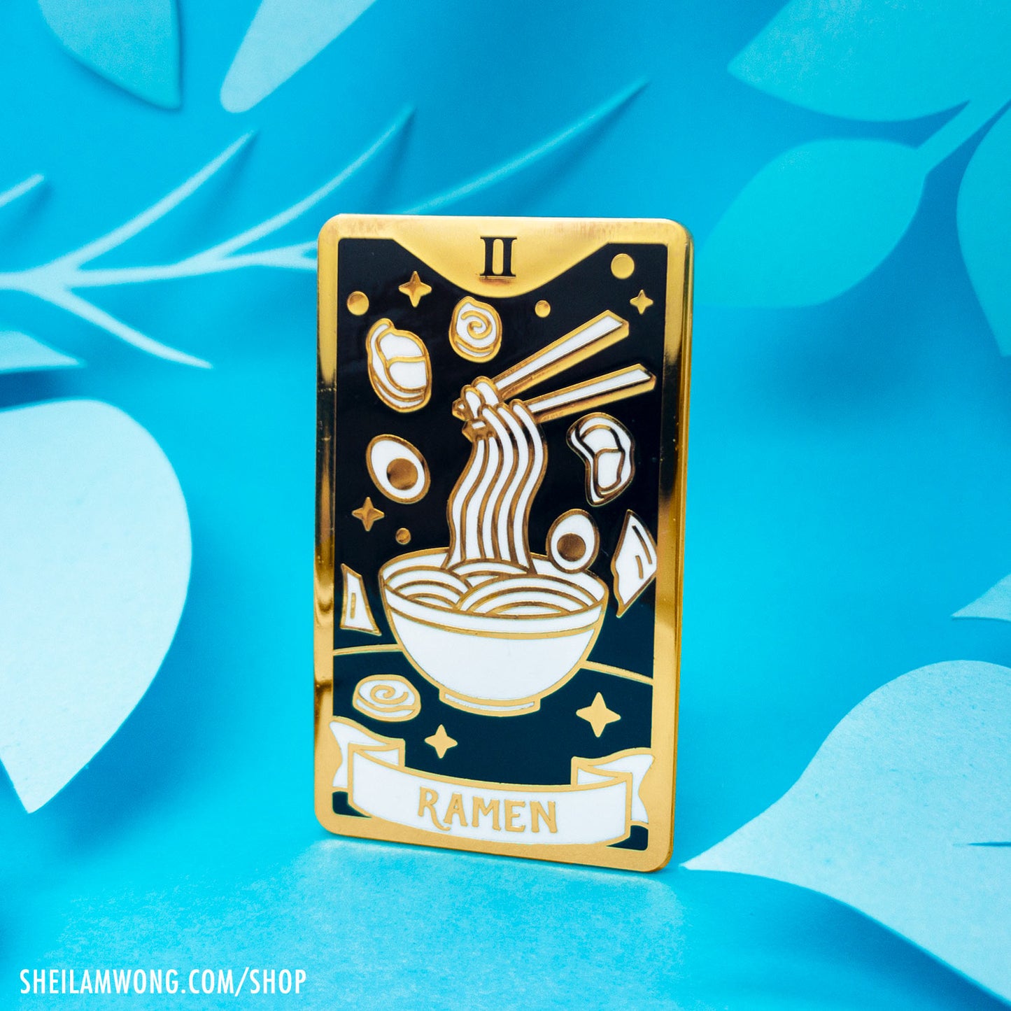 Flavorful Fortunes: Ramen Enamel Pin
