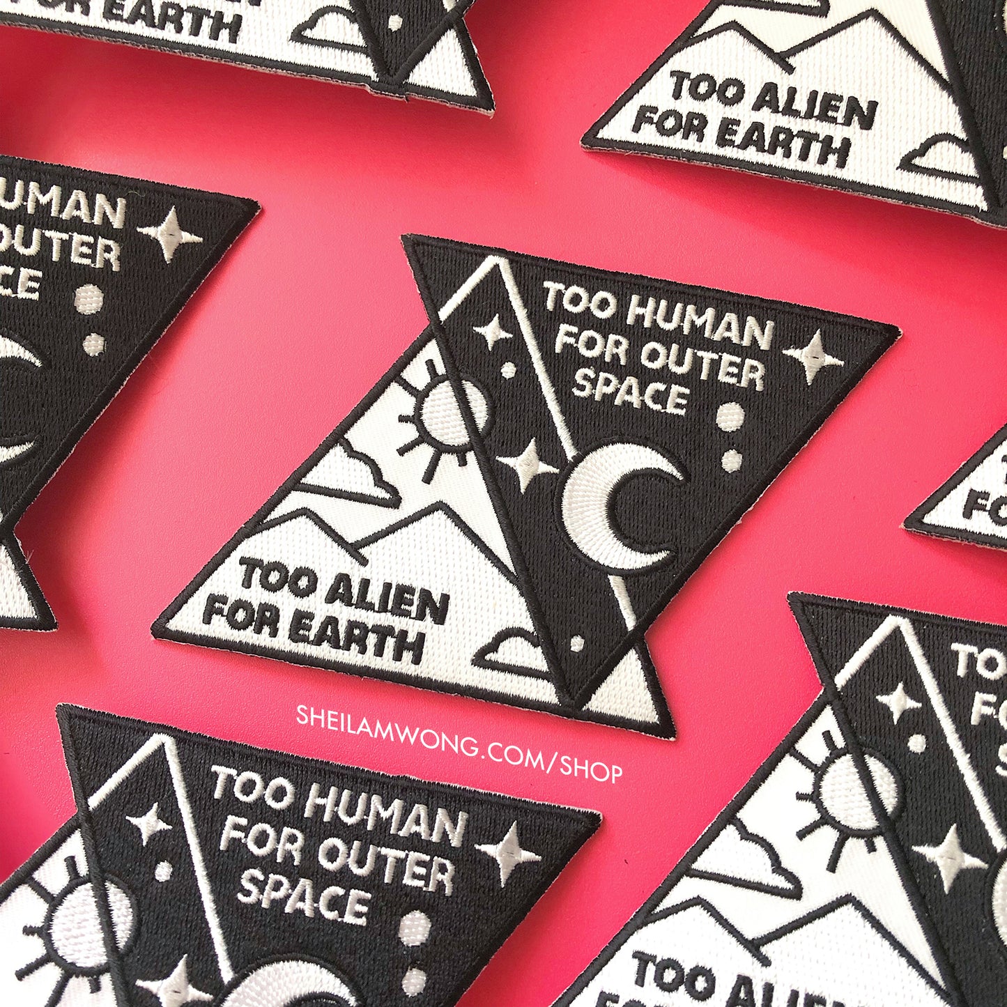 Human/Alien Iron-On