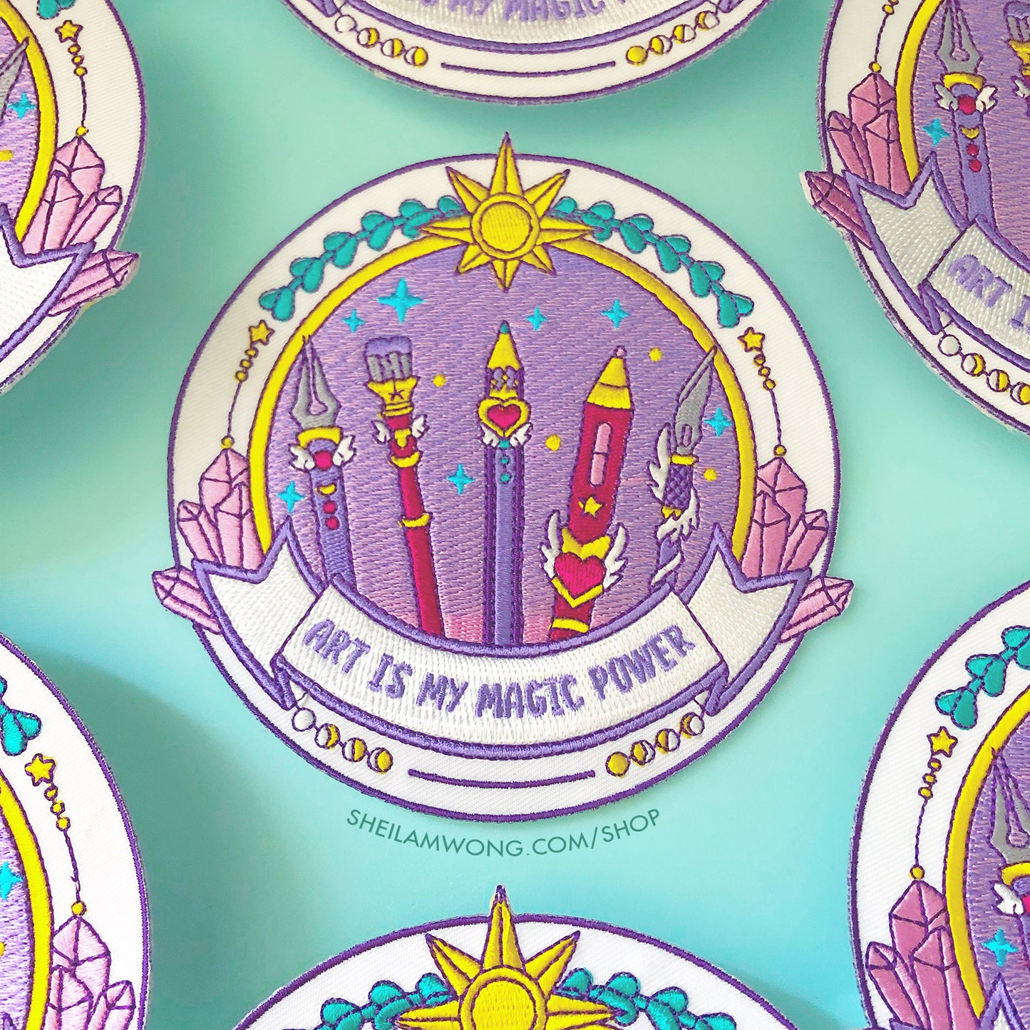 Art is My Magic Power Iron-On Patch