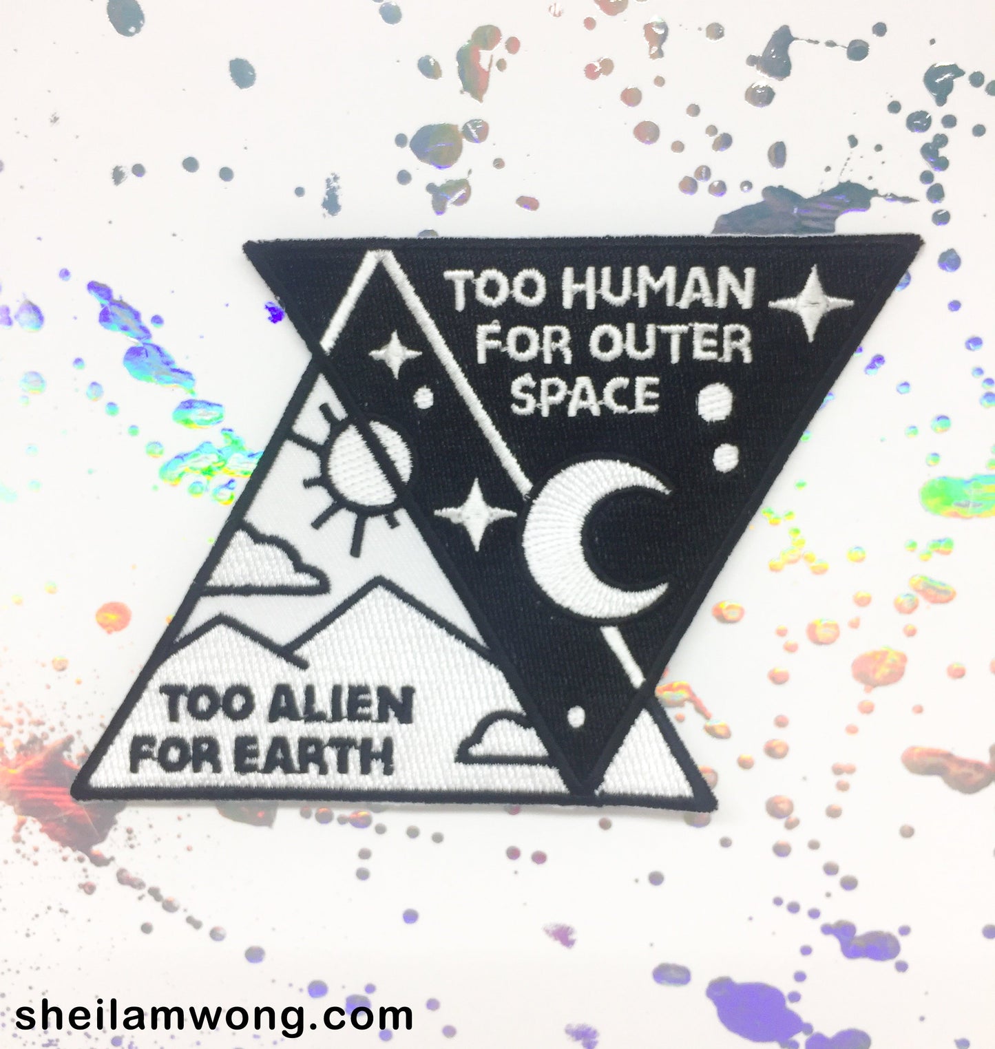 Human/Alien Iron-On