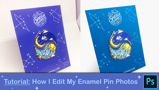 How I Edit My Enamel Pin Photos