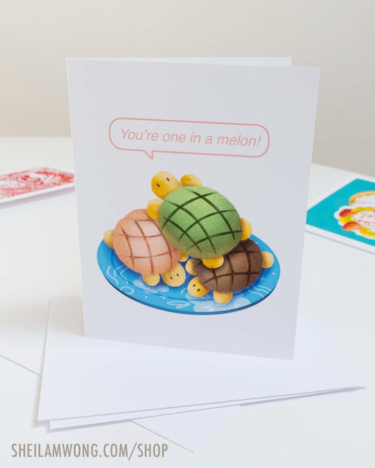 You're One in a Melon! - Greeting Card