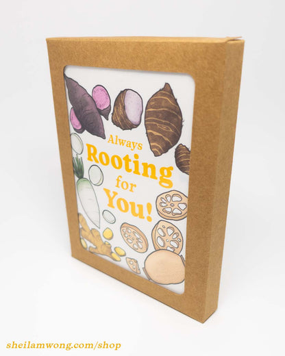 Always Rooting For You - Greeting Card