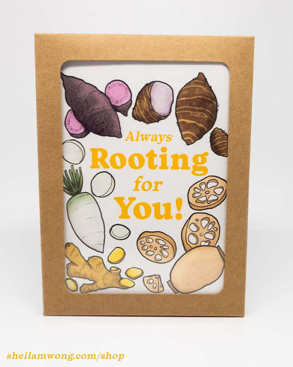 Always Rooting For You - Greeting Card