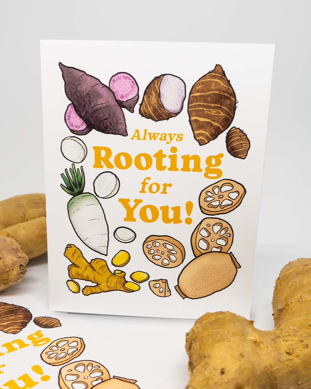 Always Rooting For You - Greeting Card