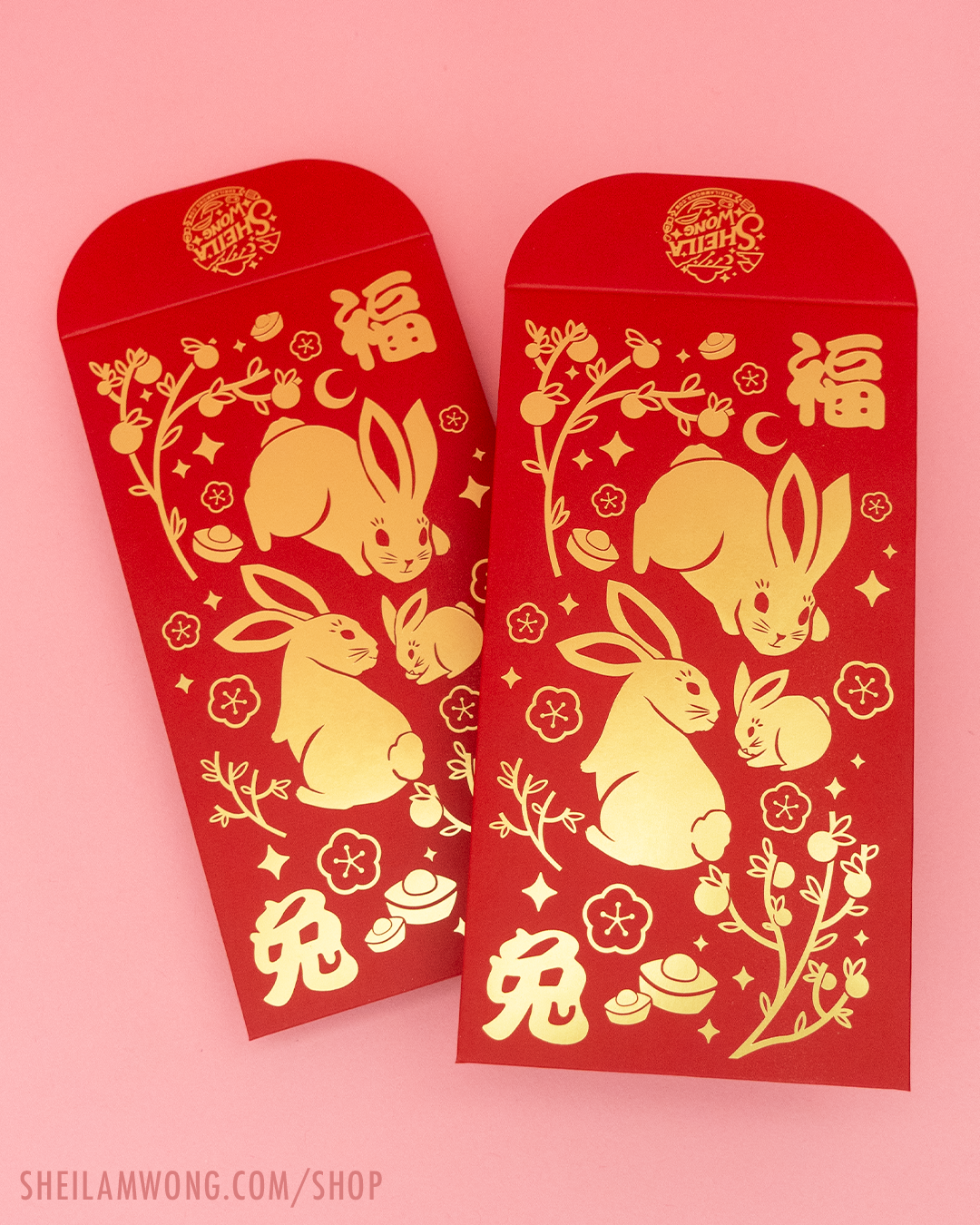 Year of the Rabbit - Deluxe Red Envelope