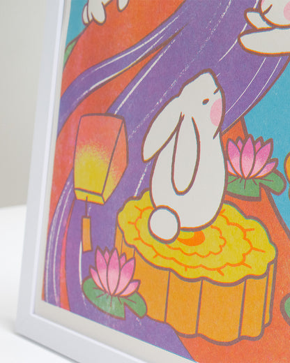 Mid-Autumn Festival - Riso Print
