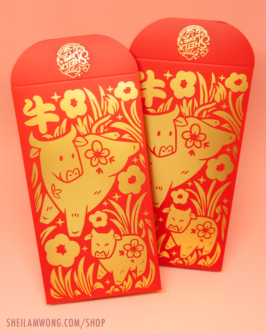 Year of the Ox - Deluxe Red Envelope