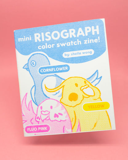 Mini Riso Color Swatch Zine