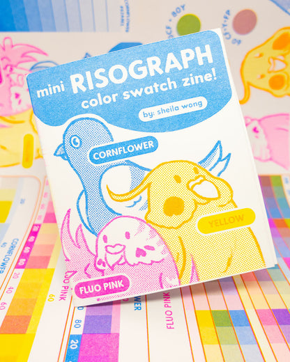 Mini Riso Color Swatch Zine