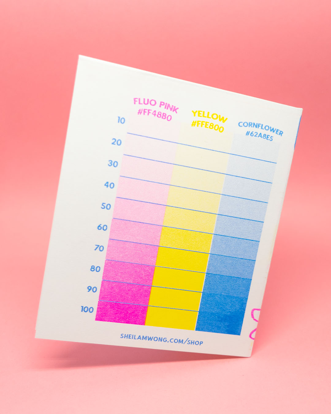 Mini Riso Color Swatch Zine