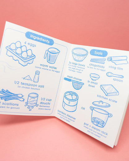 How to Make Steamed Eggs - Riso Zine