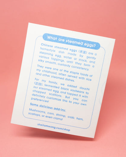 How to Make Steamed Eggs - Riso Zine