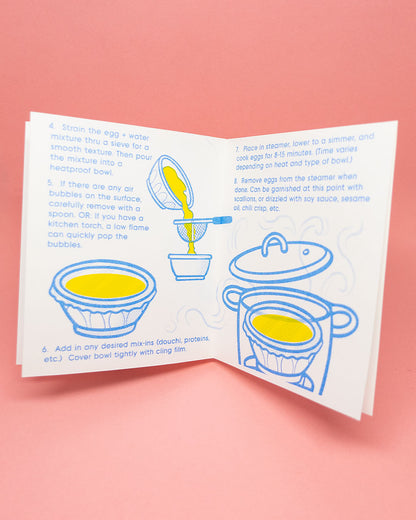 How to Make Steamed Eggs - Riso Zine