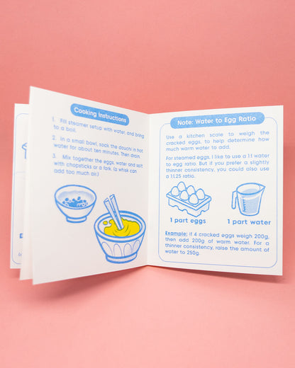 How to Make Steamed Eggs - Riso Zine