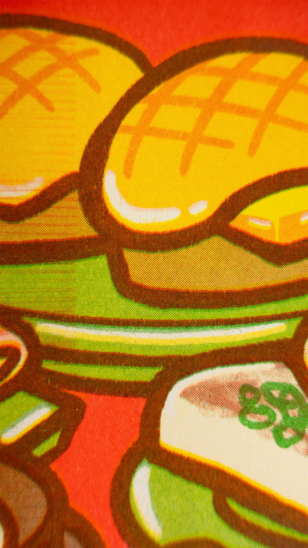 Dim Sum Riso Print