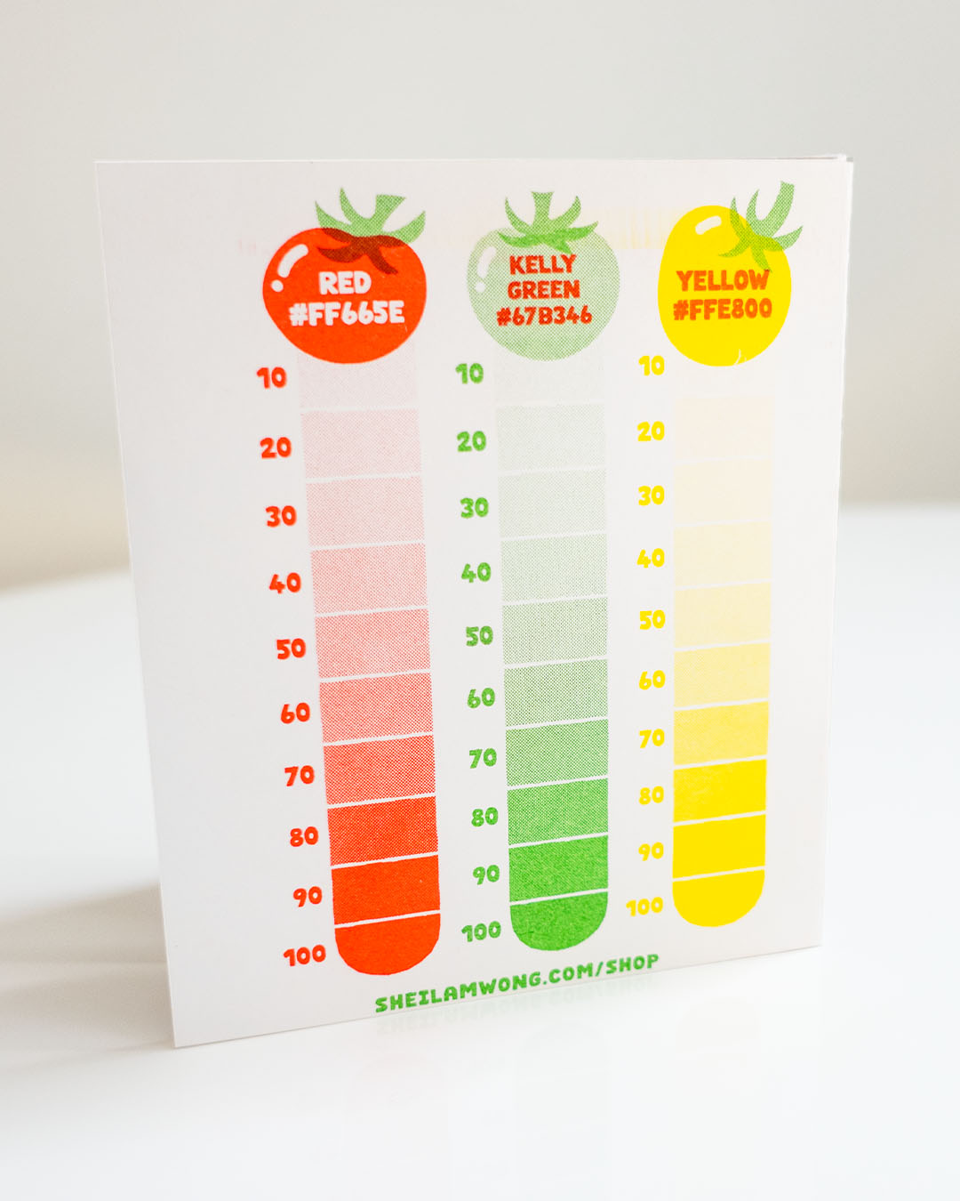 Riso Swatchbook, vol 3: Oops! All Tomatoes