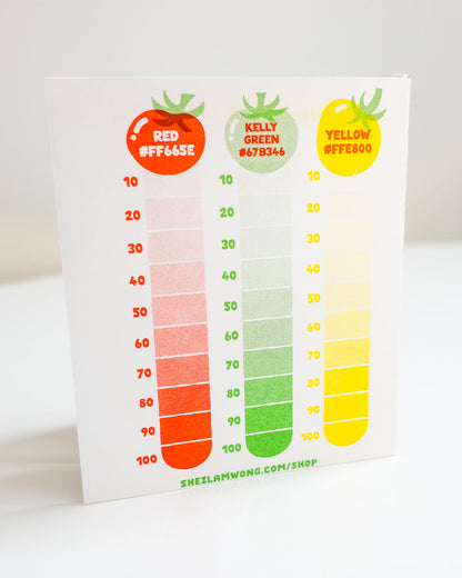 Riso Swatchbook, vol 3: Oops! All Tomatoes
