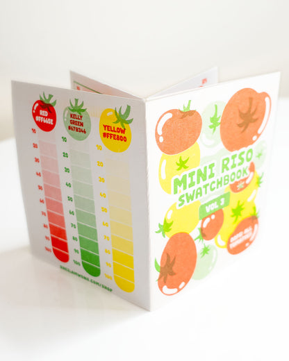 Riso Swatchbook, vol 3: Oops! All Tomatoes