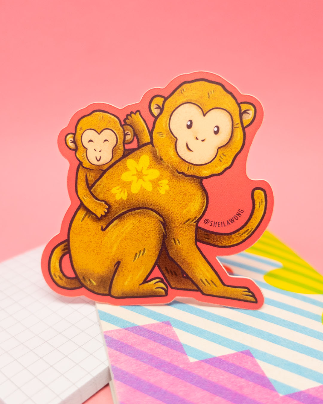 Year of the Monkey Sticker – Sheila Wong