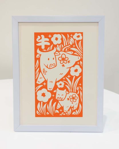 Year of the Ox - Riso Print