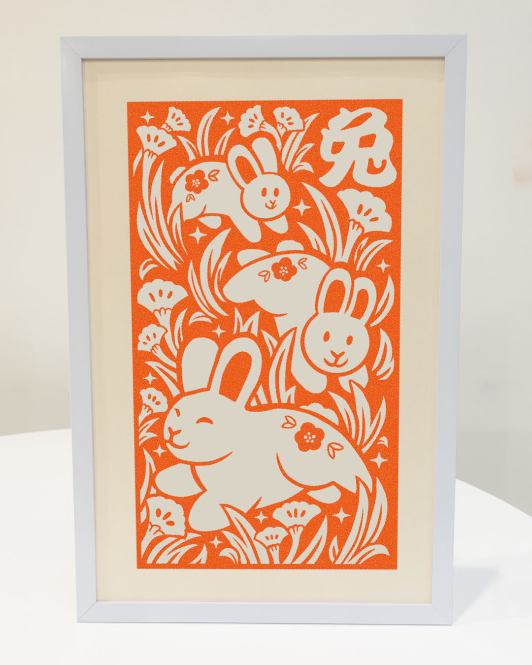 Year of the Rabbit - Riso Print