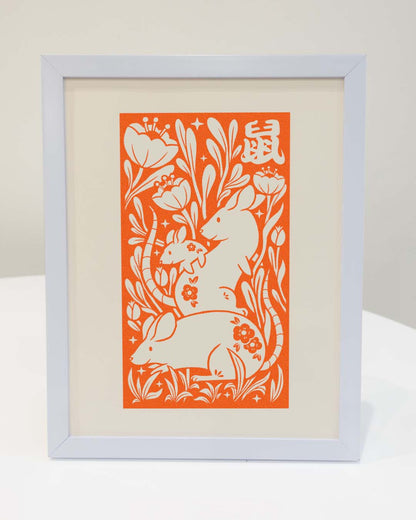 Year of the Rat - Riso Print