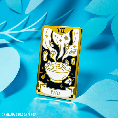 Flavorful Fortunes: Pho Enamel Pin