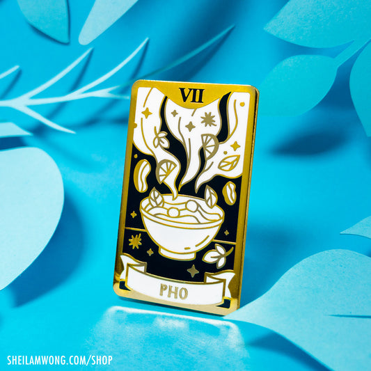 Flavorful Fortunes: Pho Enamel Pin