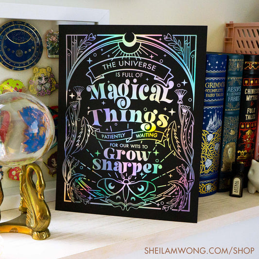 Magical Things 8.5"x11" Foil Print